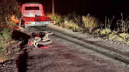 Gazipaşa’da devrilen motosikletin alkollü sürücüsü yaralandı