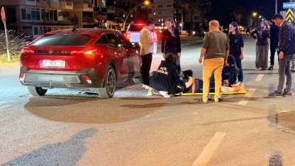 Gazipaşa’da otomobil ile motosiklet çarpıştı: 1 yaralı