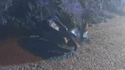 Manavgat’ta devrilen motosikletin 11 yaşındaki sürücüsü yaralandı