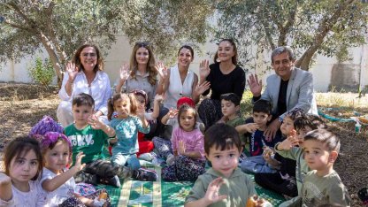Manavgat’ta minik ellerden zeytin hasadı