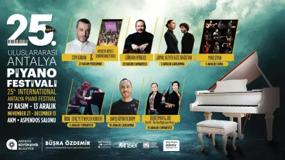 Antalya'nın çeyrek asra ulaşan piyano festivali başlıyor