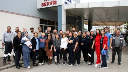 Hastanedeki tatbikat gerçeğini aratmadı