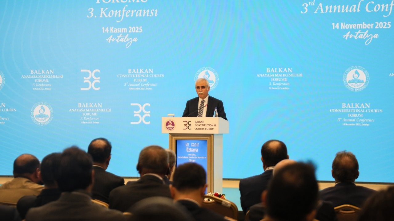 Anayasa Mahkemesi Başkanı Özkaya: Balkanlara özgü bir anayasal dayanışma modeli ortaya çıkacak