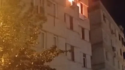 Antalya’da apartman dairesi alev alev yandı