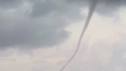 Antalya’da oluşan hortum kameraya yansıdı