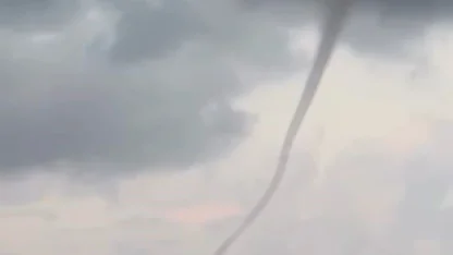 Antalya’da oluşan hortum kameraya yansıdı