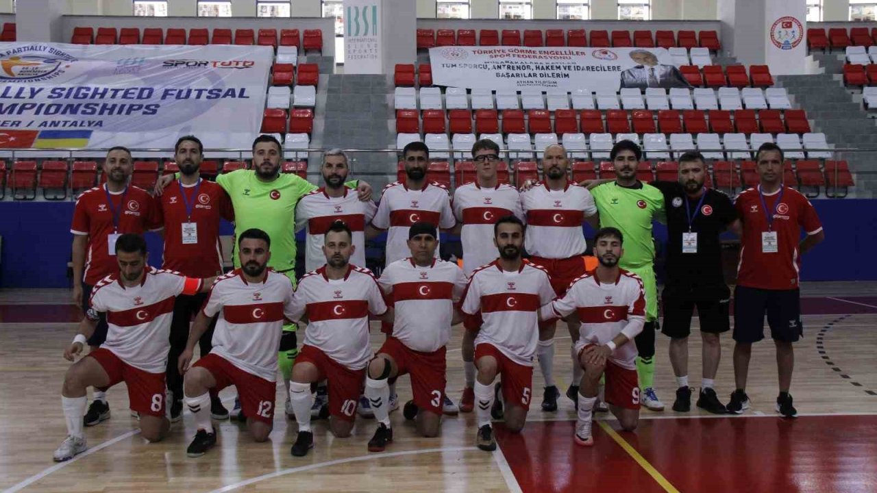IBSA Kısmi Görme Engelliler Futsal Dünya Şampiyonası Antalya’da başladı