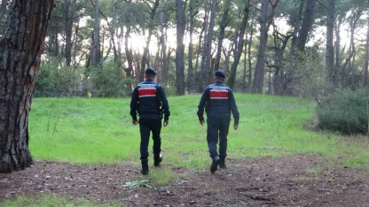 Jandarmadan ormanlık alanlarda kangal ve ateş nöbeti