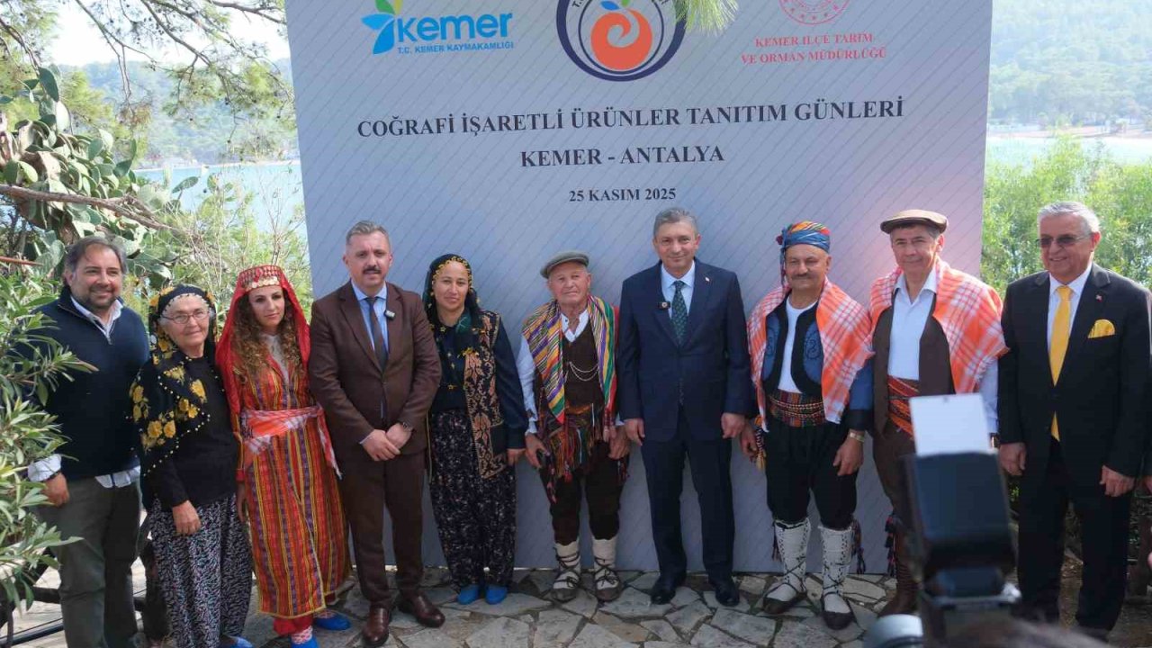 Kemer’de coğrafi işaret başvurusu yapılan ürünler tanıtıldı