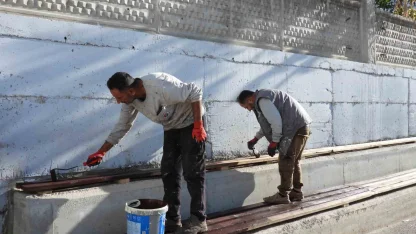 Kepez Belediyesi’nden okullara estetik dokunuş