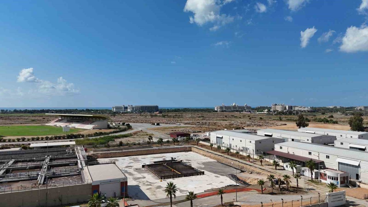 Manavgat Atıksu Arıtma Tesisi&#039;nin kapasitesi artırılıyor