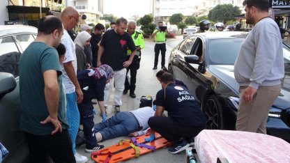 Otomobilin çarptığı yaya ağır yaralandı