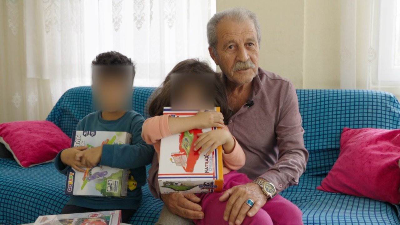 Üç torunuyla yaşadığı evden tahliye edilmek istenen dedeye iyi haber