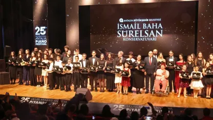 25. Uluslararası Antalya Piyano Festivali'nde genç yetenekler sahne aldı