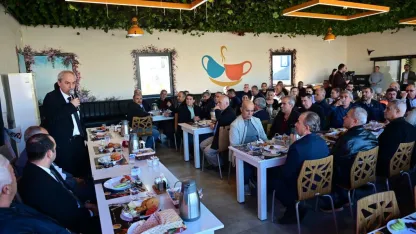 Başkan Kocagöz, belediyenin emekli personeliyle buluştu