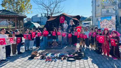 Anaokulu öğrencilerine Yerli Malı Haftası etkinliği