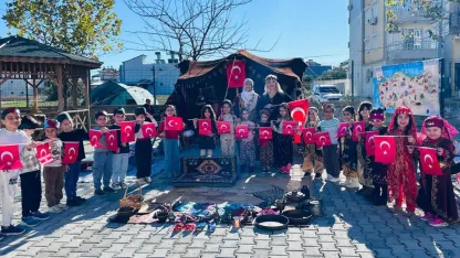 Anaokulu öğrencilerine Yerli Malı Haftası etkinliği