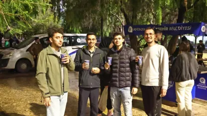 Büyükşehir’den öğrencilere sıcak çorba ikramı