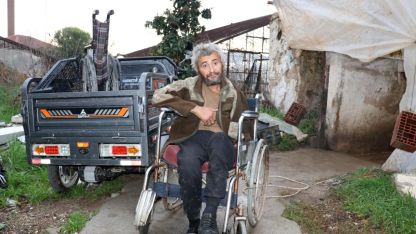 Muşambayla çevrili alanda yaşam mücadelesi