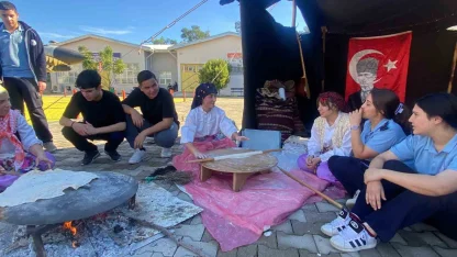 Aksu’da ders zili Yörük Çadırında çaldı