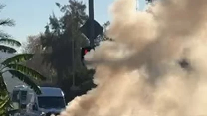 Alanya’da seyir halindeki otomobil alev aldı