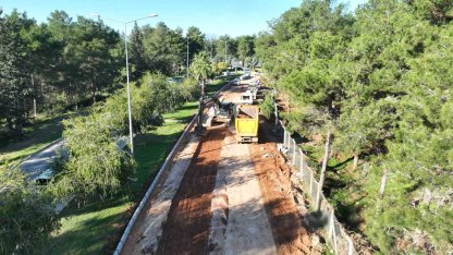 Altıntaş-Kundu Turizm Bölgesi’nde içme suyu hattı tamamlanıyor, yol yenileniyor