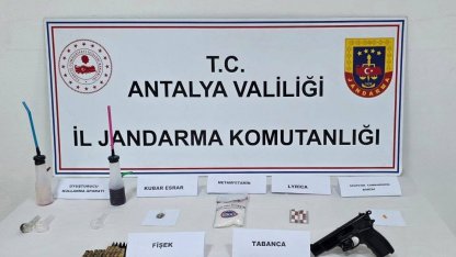 Antalya’da uyuşturucu operasyonu