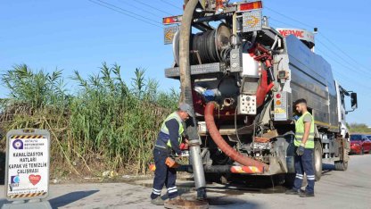 ASAT’tan kanalizasyon hattı temizliği ve kapak düzenleme çalışması