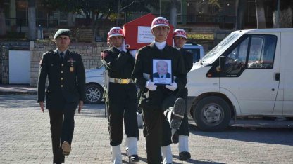 Kıbrıs gazisi emekli astsubay askeri törenle son yolculuğuna uğurlandı