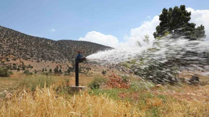 Modern tesisler ile vahşi sulama ve kayıpların önüne geçiliyor