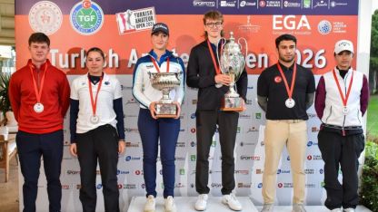 Türkiye Kadınlar ve Erkekler Amatör Açık Golf Şampiyonası tamamlandı