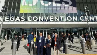 Rektör Özkan, CES 2026 Fuarı'na katıldı