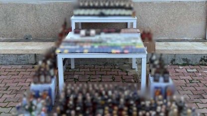 Antalya’da 852 litre kaçak alkol ele geçirildi