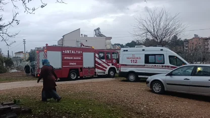 Bacadan düşen kıvılcımdan yangın çıktı: 4 kişi dumandan etkilendi