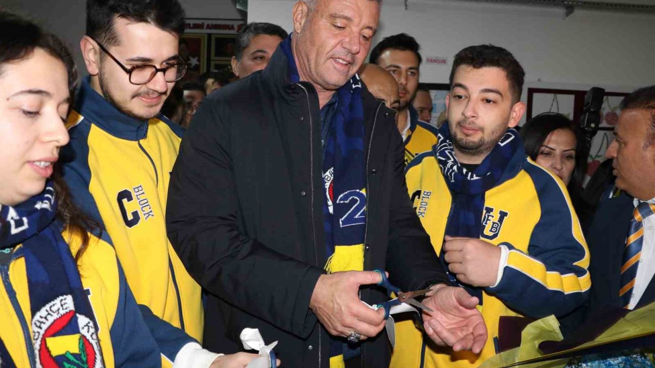 Fenerbahçe Başkanı Saran, Alanya’da kütüphane açılışına katıldı