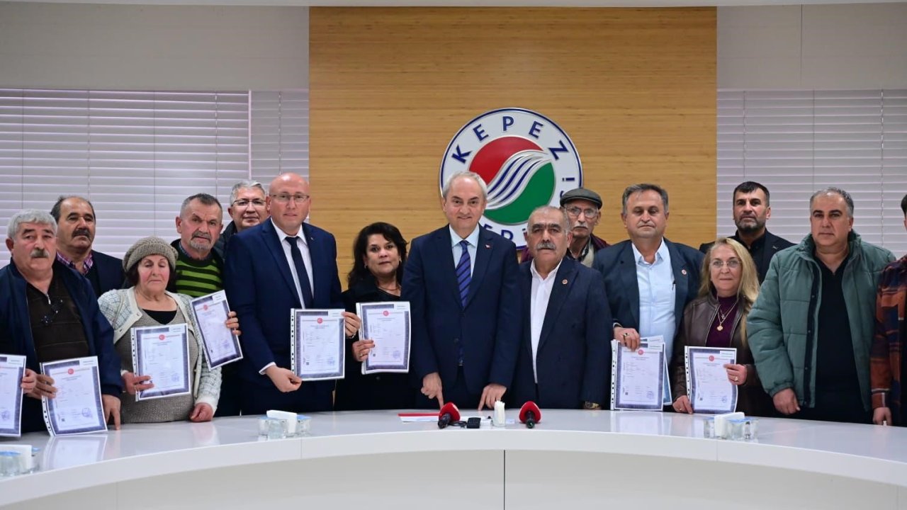 Kepez’de 20 yıllık imar çıkmazı aşıldı