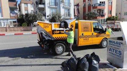 Kepez’den 2025’te, 248 bin 403 ton çöp toplandı