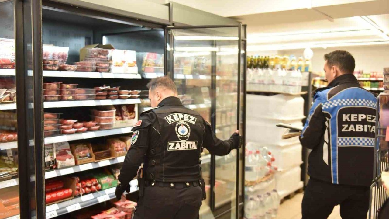 Marketlere zabıta denetimi