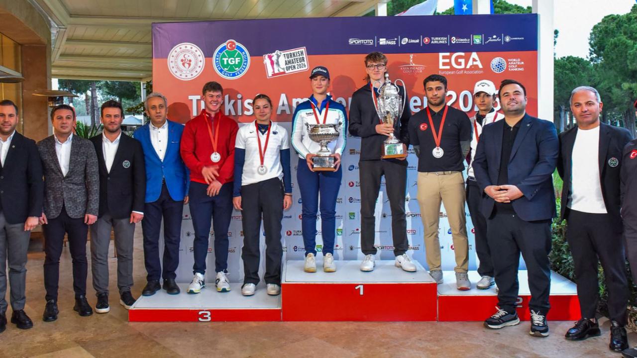Türkiye Kadınlar ve Erkekler Amatör Açık Golf Şampiyonası tamamlandı