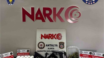 Antalya’da eş zamanlı uyuşturucu operasyonu