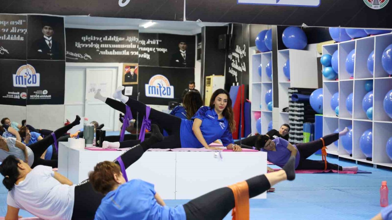 Antalyalılardan ücretsiz spor kurslarına ilgi
