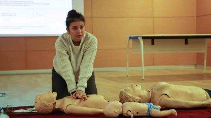 Büyükşehirde ilk yardım eğitimi