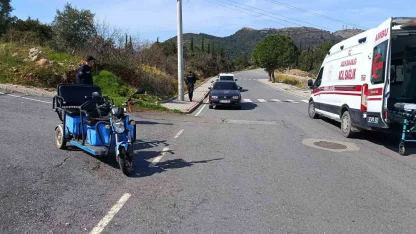 Gazipaşa’da elektrikli bisiklet kazası: 2 yaralı