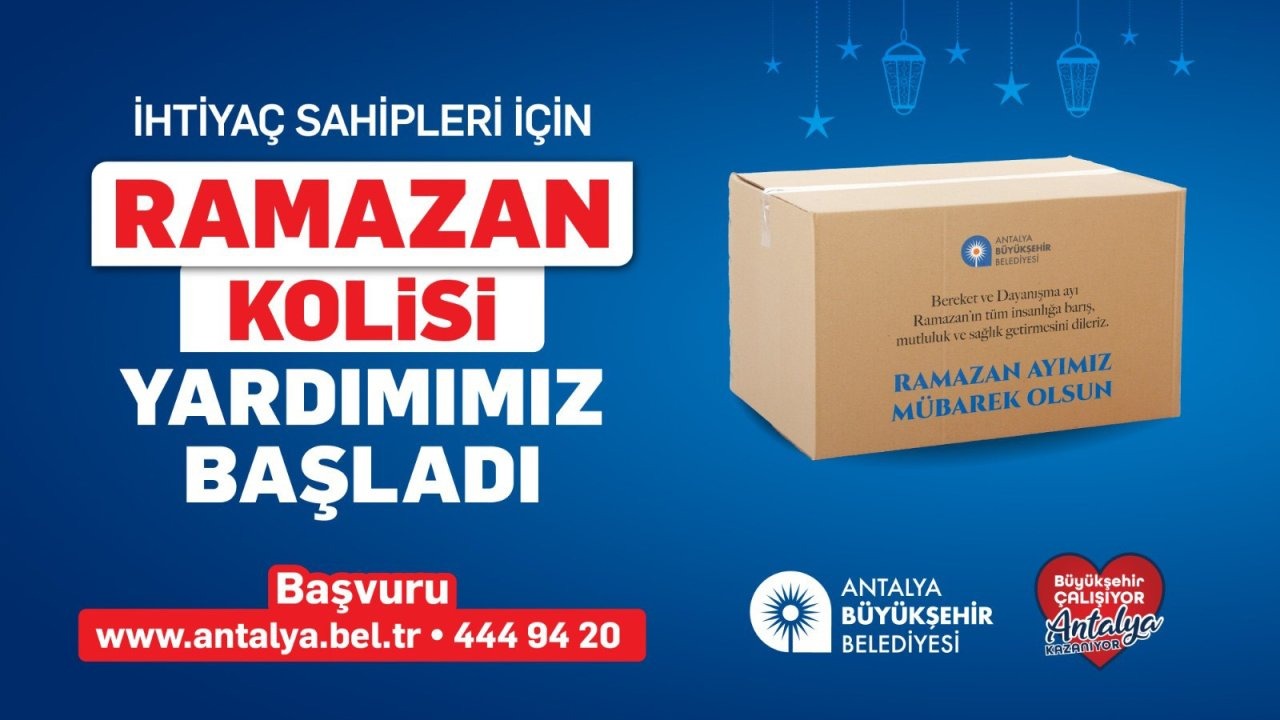 Ramazanın bereketi Antalya'yı sarıyor