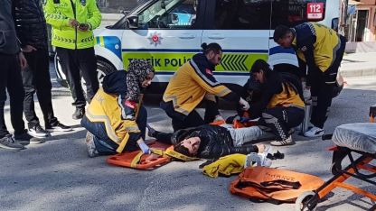 Plakasını kapattığı motosikletle polisten kaçarken kaza yaptı, 392 bin 500 lira ceza uygulandı