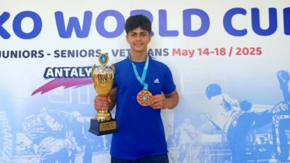 Burdurlu sporcudan Dünya Kupası'nda madalya mücadelesi