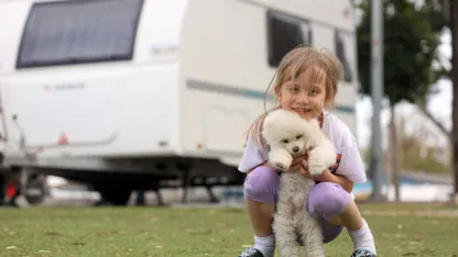 Karavan Park'ta bayram yoğunluğu