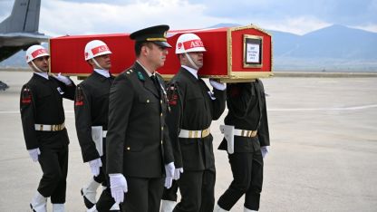 Şehit binbaşının cenazesi Isparta'ya getirildi