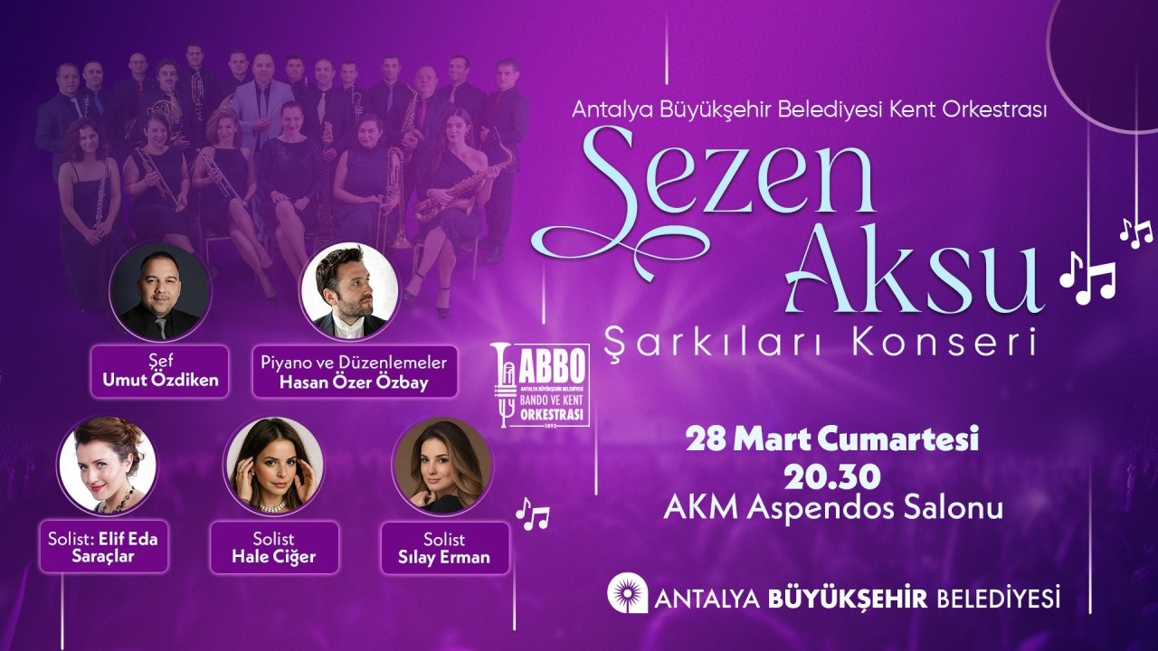 ABBO’dan Sezen Aksu şarkıları konseri