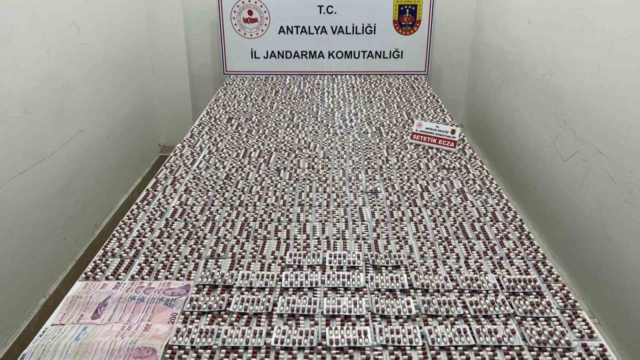 Kepez’de 15 bin adet uyuşturucu hap ele geçirildi